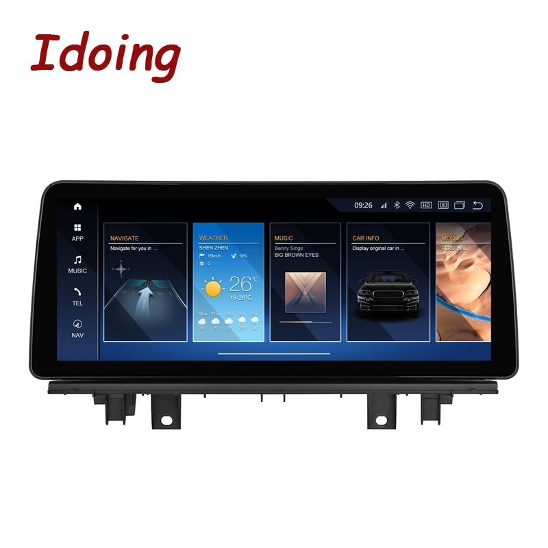 Idoing 12.3 inch Android 13 Qualcomm Chip Car Radio For BMW X1 F48 X2 F49 (2016- 2017) NBT & 2018 -2023 EVO 8G+128G