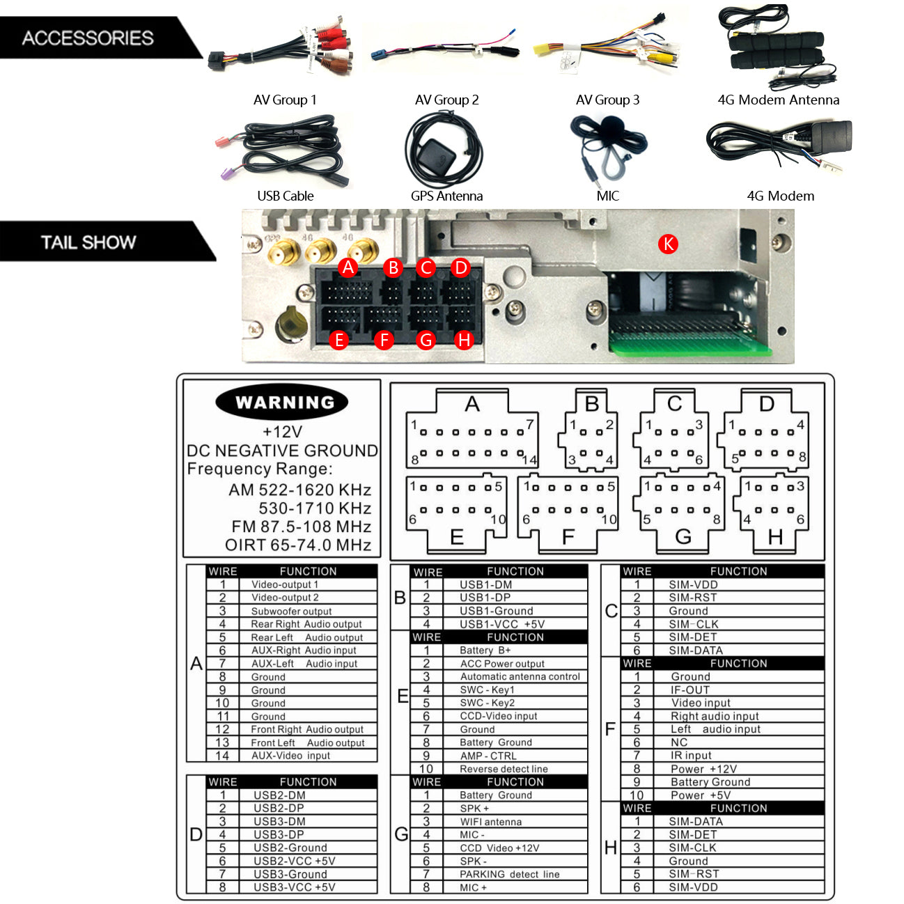 Idoing 9inch Android 12 Radio Head Unit For Ford KA 2008-2012
