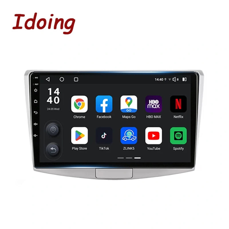 Idoing 10.2inch Android 13 Radio Head Unit Qualcomm Chip For Volkswagen Passat 7 2011-2015