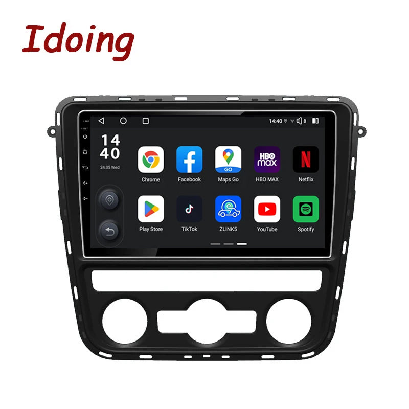 Idoing 9inch Android 13 Radio Head Unit Qualcomm Chip For Volkswagen VW Passat 2013