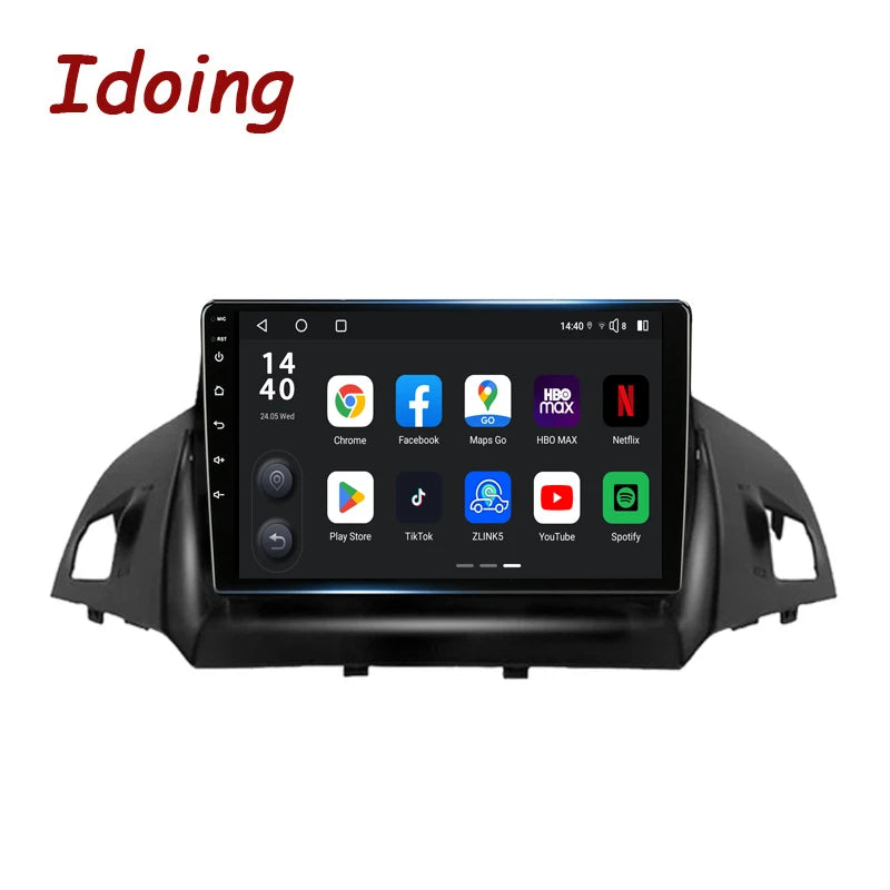 Idoing 9inch Android 13 Radio Head Unit Qualcomm Chip For Ford Kuga 2 Escape 3 2012-2019