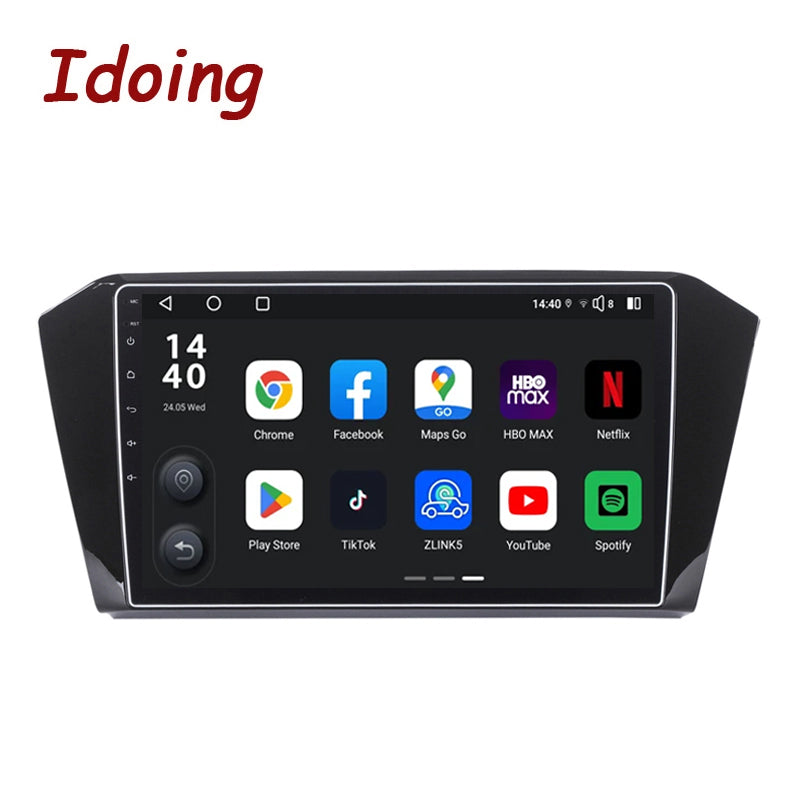 Idoing 10.2inch Android 13 Radio Head Unit Qualcomm Chip For Volkswagen VW Passat B8 Magotan 2015-2020