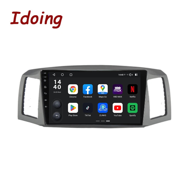Idoing 10.2inch Android 13 Radio Head Unit Qualcomm Chip For JEEP Grand Cherokee 2004-2007