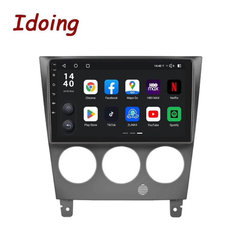 Idoing 9inch Android 13 Radio Head Unit Qualcomm Chip For Subaru Impreza GD GG 2002-2007