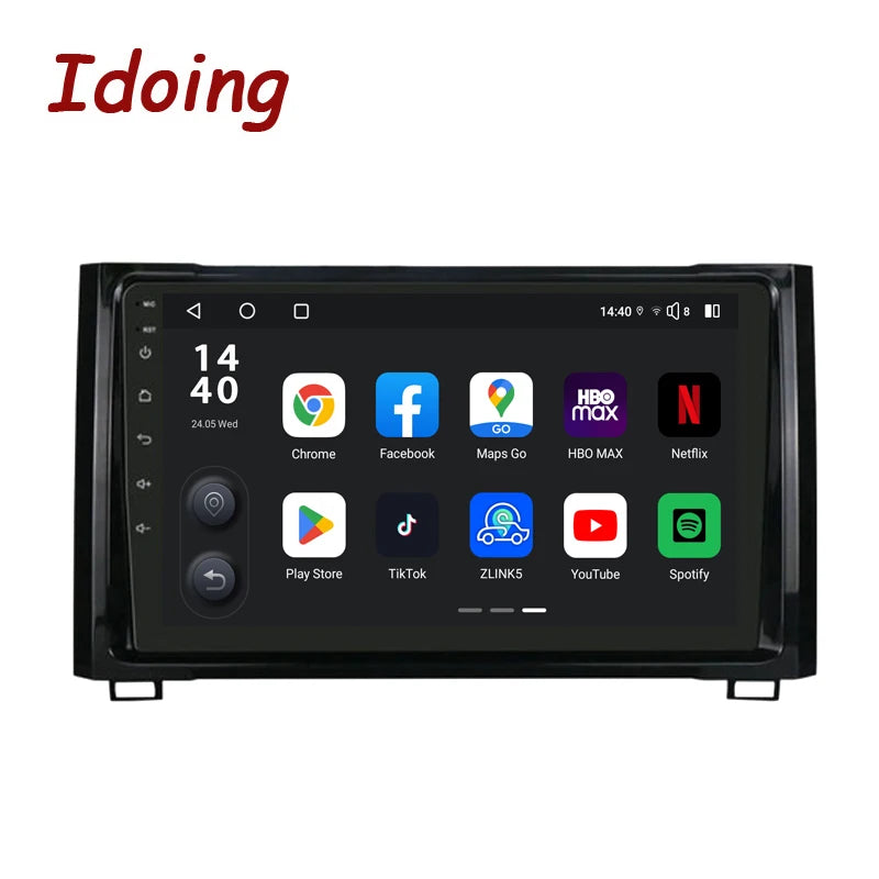 Idoing 9inch Android 13 Radio Head Unit Qualcomm Chip For Toyota Tundra XK50 2013-2020