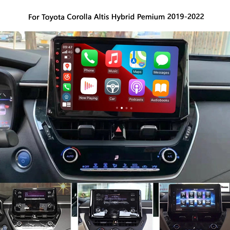 Idoing 9inch Android 13 Radio Head Unit Qualcomm Chip For Toyota Corolla 12 Altis Hybrid Pemium 2019-2022