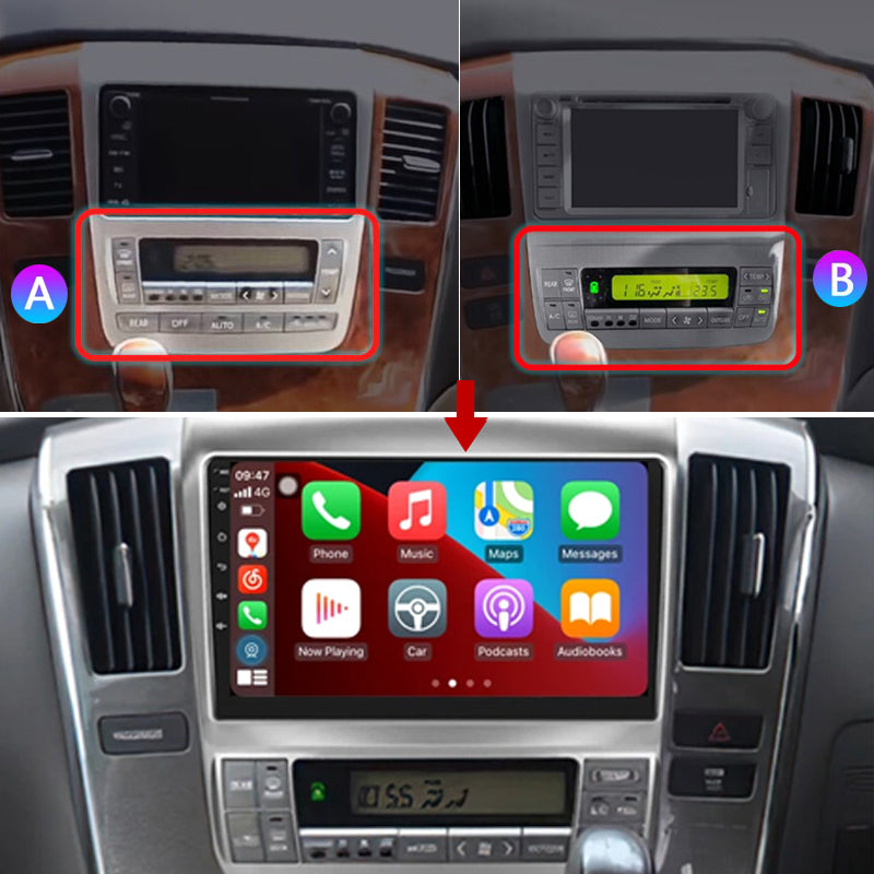 Idoing 9inch Android 12 Radio Head Unit For Toyota Alphard 2002-2008