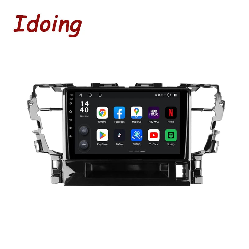 Idoing 10.2inch Android 13 Radio Head Unit Qualcomm Chip For Toyota Alphard H30 2015-2020