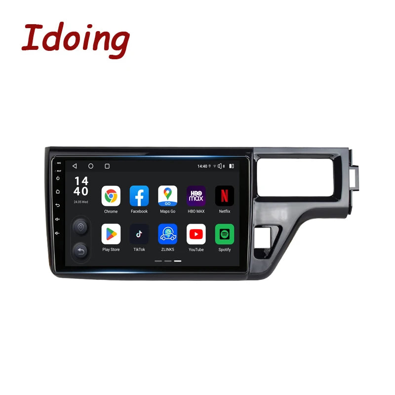 Idoing 10.2inch Android 13 Radio Head Unit Qualcomm Chip For Honda Stepwgn 5 2015-2021