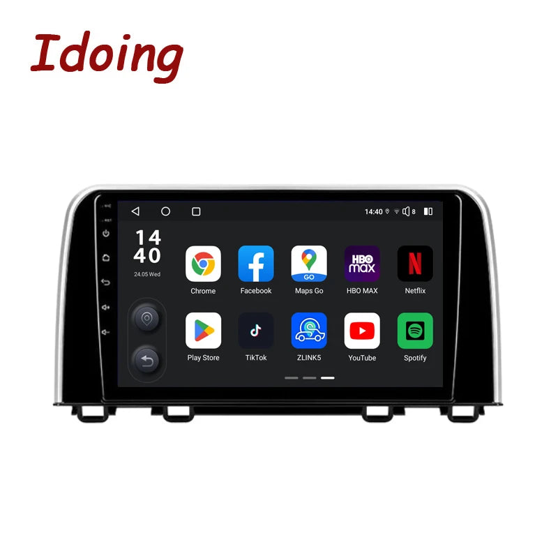 Idoing 9inch Android 13 Radio Head Unit Qualcomm Chip For Honda CRV 2016-2018