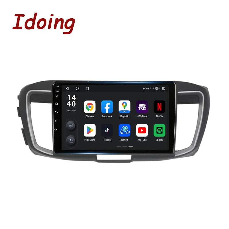 Idoing 10.2inch Android 13 Radio Head Unit Qualcomm Chip For Honda Accord 9 CR 2012-2018
