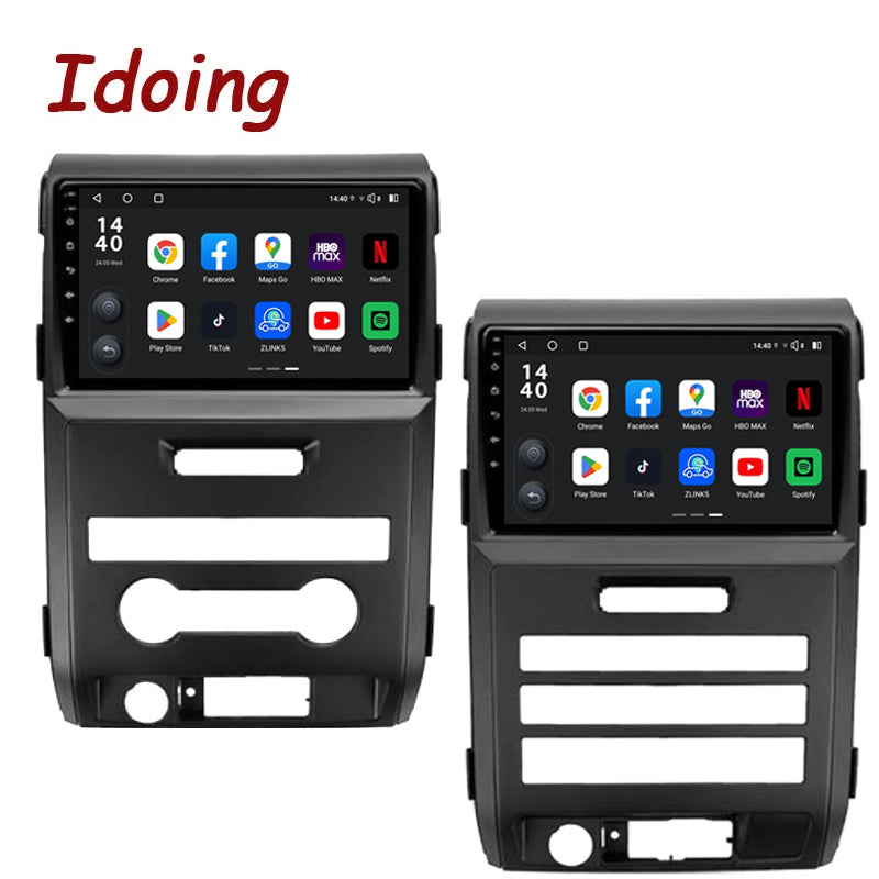 Idoing 9inch Android 13 Radio Head Unit Qualcomm Chip For Ford F150 P415 Raptor 2008-2014