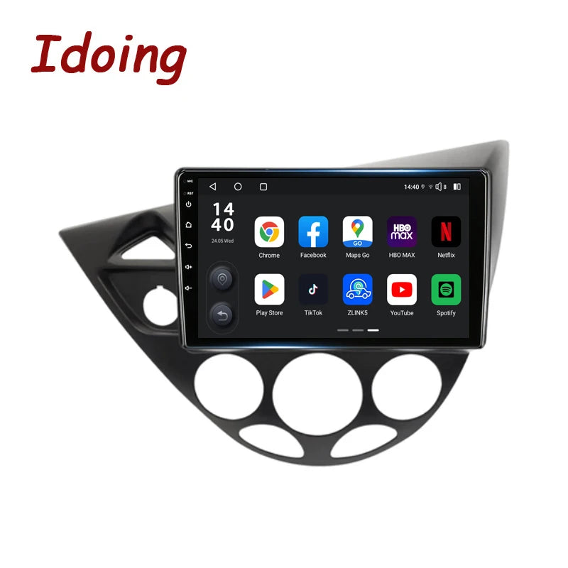 Idoing 9inch Android 13 Radio Head Unit Qualcomm Chip For Ford Focus LHD RHD 1998-2005