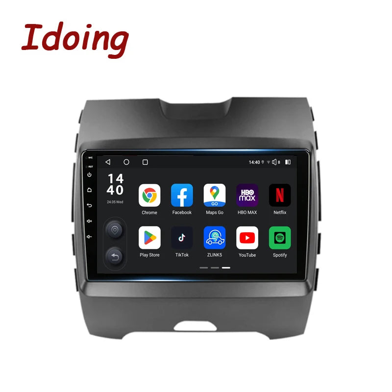 Idoing 9inch Android 13 Radio Head Unit Qualcomm Chip For Ford Edge 2 2015-2018