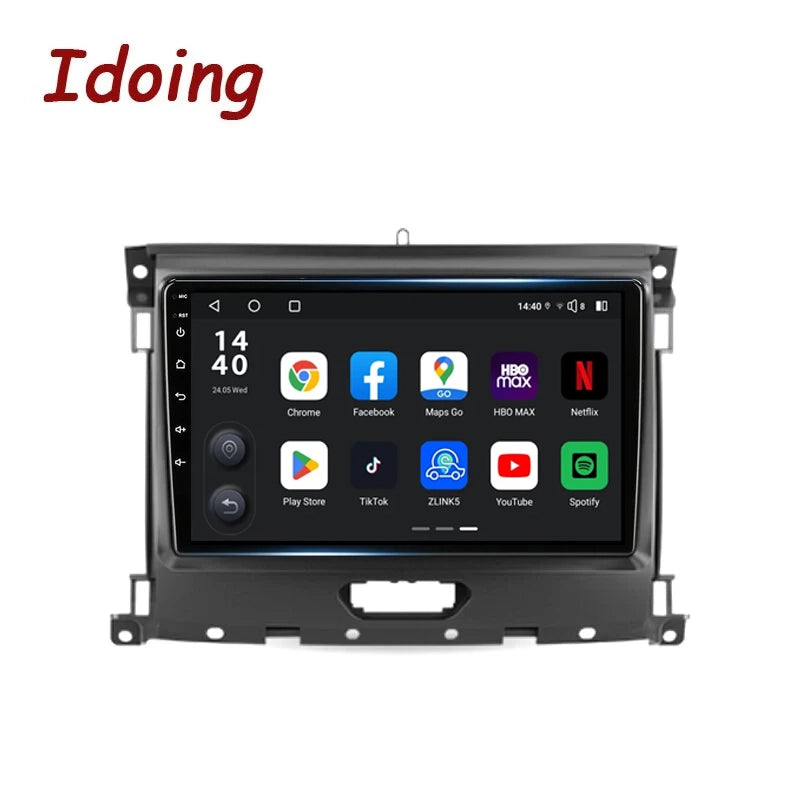 Idoing 9inch Android 13 Radio Head Unit Qualcomm Chip For Ford Ranger P703 2015-2022
