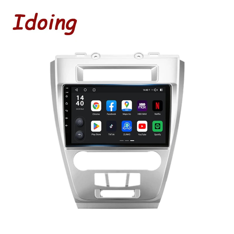 Idoing 10.2inch Android 13 Radio Head Unit Qualcomm Chip For Ford Mondeo 2009-2012