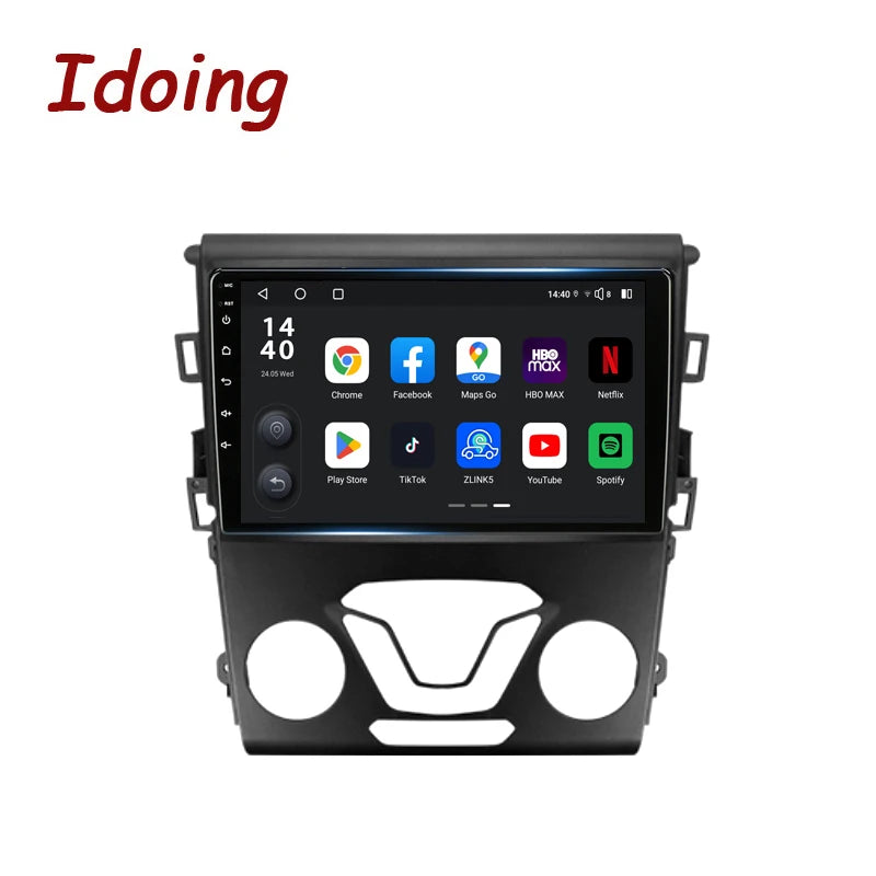 Idoing 9inch Android 13 Radio Head Unit Qualcomm Chip For Ford Mondeo 5 2014-2019