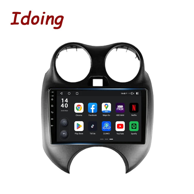 Idoing 9inch Android 13 Radio Head Unit Qualcomm Chip For Nissan March K13 2010-2013