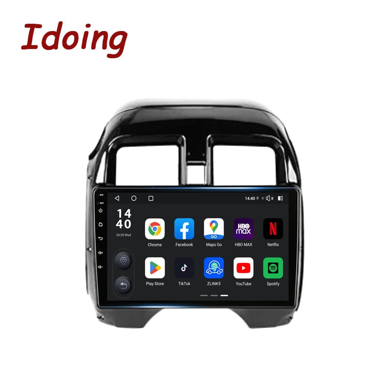 Idoing 10.2inch Android 13 Radio Head Unit Qualcomm Chip For Nissan Latio N17 2014-2016