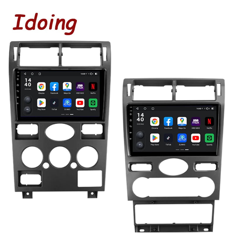 Idoing 9inch Android 13 Radio Head Unit Qualcomm Chip For Ford Mondeo 3 2000-2007