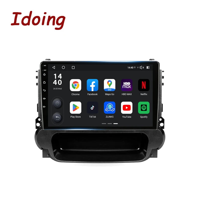 Idoing 9inch Android 13 Radio Head Unit Qualcomm Chip For Chevrolet Malibu 8 2012-2015