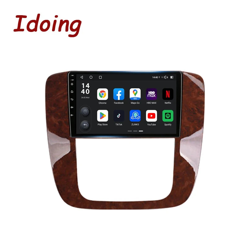 Idoing 9inch Android 13 Radio Head Unit Qualcomm Chip For GMC Yukon 3 GMT900 Chevrolet Tahoe 3 GMT900 2006-2014