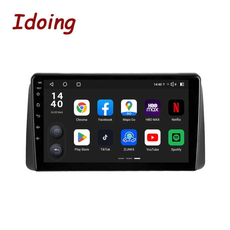Idoing 9inch Android 13 Radio Head Unit Qualcomm Chip For Chrysler Grand Voyager 5 2011-2015
