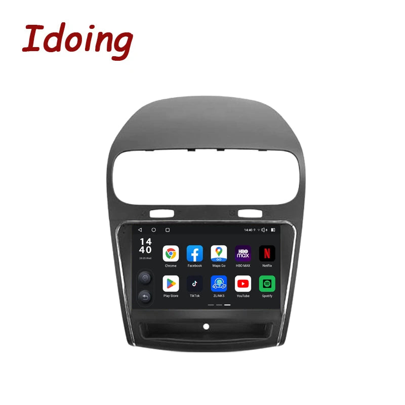 Idoing 9inch Android 13 Radio Head Unit Qualcomm Chip For Dodge Journey JC 2011-2020