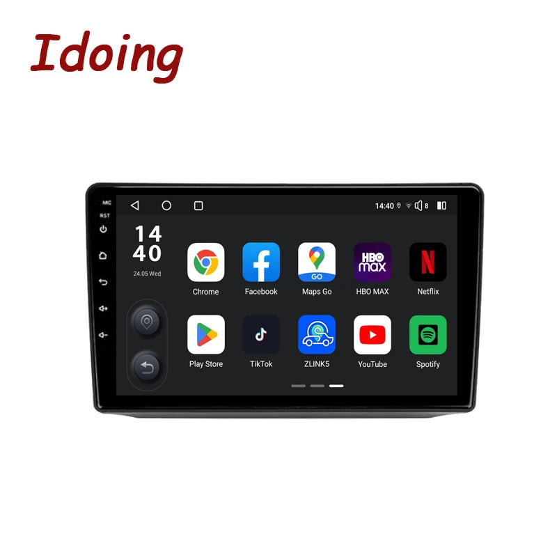 Idoing 9inch Android 13 Radio Head Unit Qualcomm Chip For Dodge Ram 5 V DT 2018-2021
