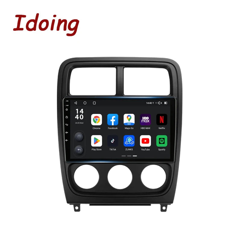 Idoing 9inch Android 13 Radio Head Unit Qualcomm Chip For Dodge Caliber PM 2009-2013