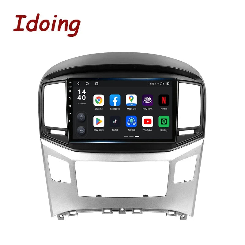Idoing 9inch Android 13 Radio Head Unit Qualcomm Chip For Hyundai H1 2 TQ 2015-2021