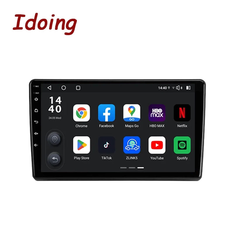 Idoing 9inch Android 13 Radio Head Unit Qualcomm Chip For Hyundai Rohens Genesis 2008-2013