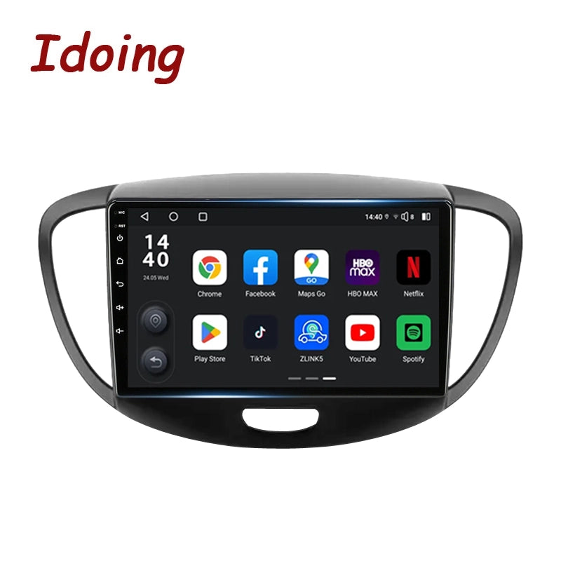 Idoing 9inch Android 13 Radio Head Unit Qualcomm Chip For Hyundai i10 2007-2013