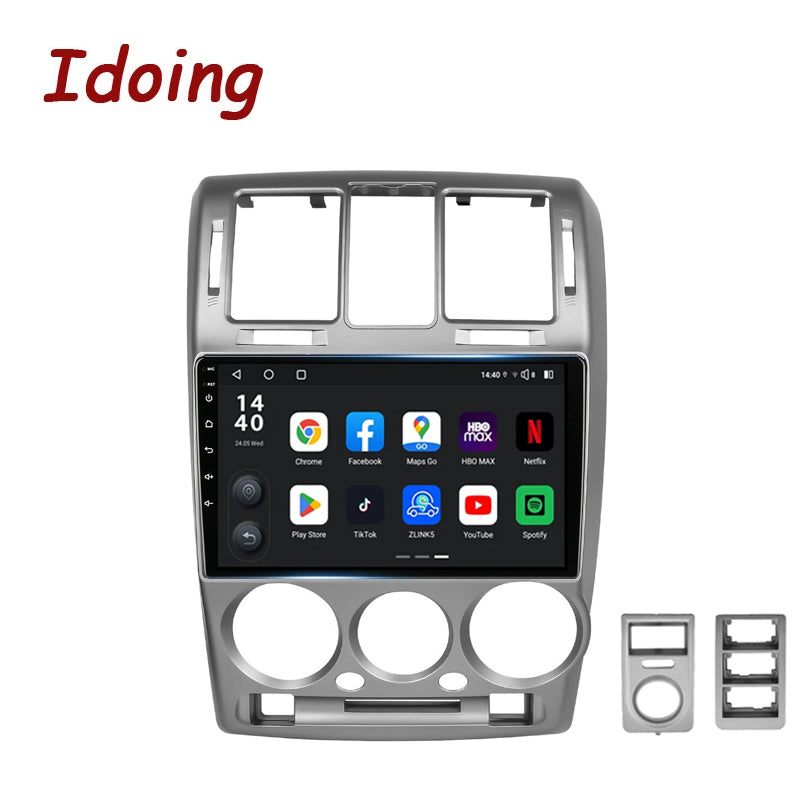 Idoing 9inch Android 13 Radio Head Unit Qualcomm Chip For Hyundai Getz 2002-2011