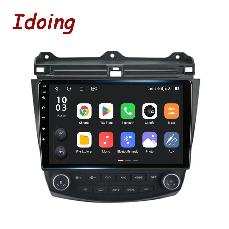 Idoing 9inch Android 13 Radio Head Unit Qualcomm Chip For Honda Accord 7 CM UC CL 2005-2008