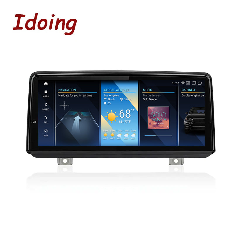 Idoing 12.3 inch Android 13 Qualcomm Chip Car Radio For BMW 3 / 4 Series F30 F31 F32 F33 F34 F35 2013-2017 NBT System 8G+128G