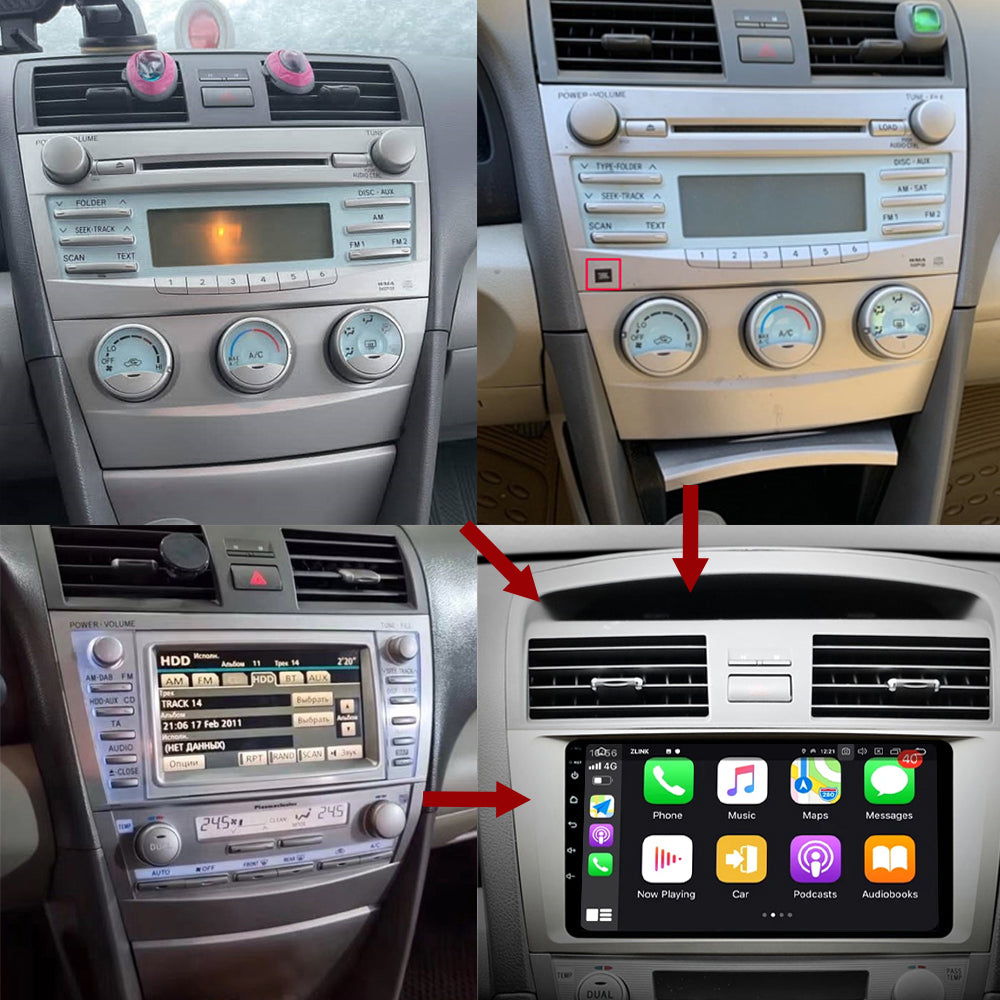 Idoing 9inch Android 12 Radio Head Unit For Toyota Camry 6 XV 40 50 2006-2011