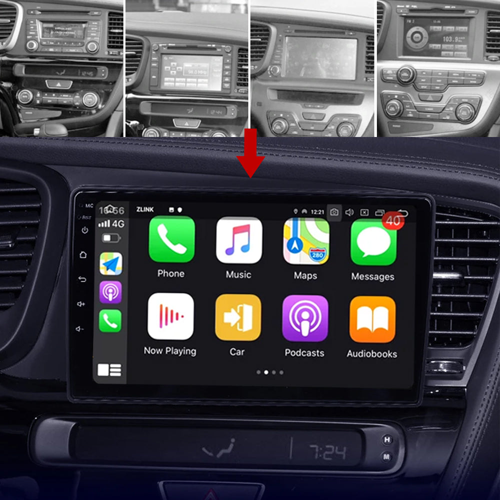 Idoing 9 Zoll Android 12 Radio-Headunit für Kia K5 Optima 3 TF 2011-2015