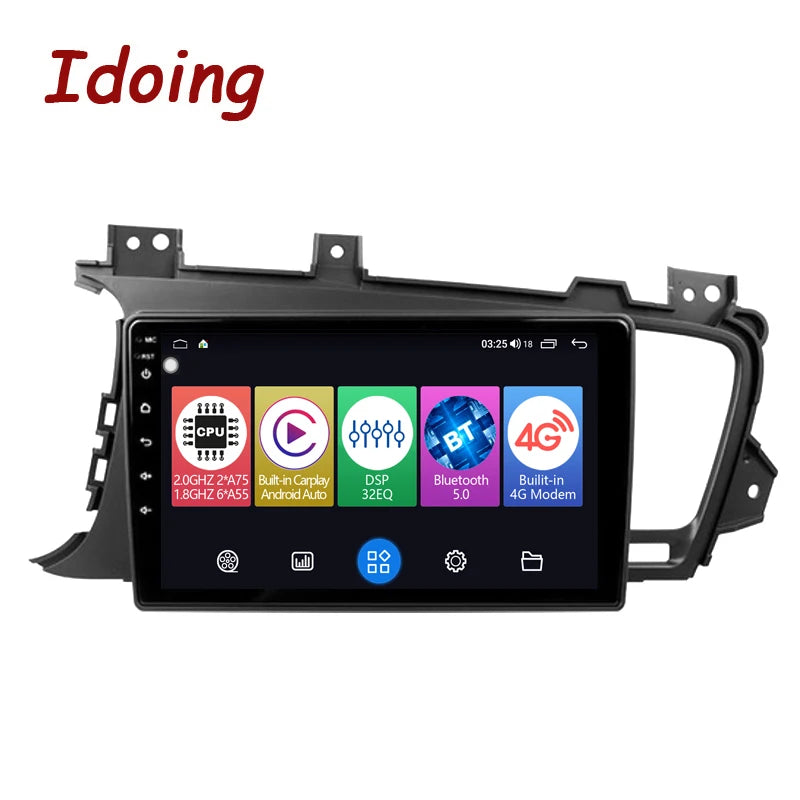 Idoing 9 Zoll Android 12 Radio-Headunit für Kia K5 Optima 3 TF 2011-2015