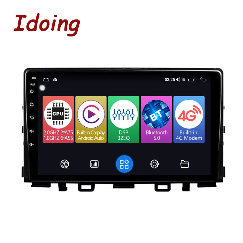 Idoing 9 Zoll Android 12 Radio-Headunit für Kia RIO YB KX Cross 2016-2020