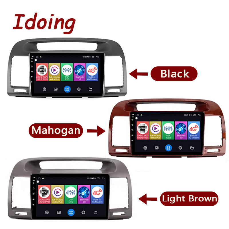 Idoing 9 Zoll Android 12 Radio-Headunit für Toyota Camry 5 XV 30 2001-2006