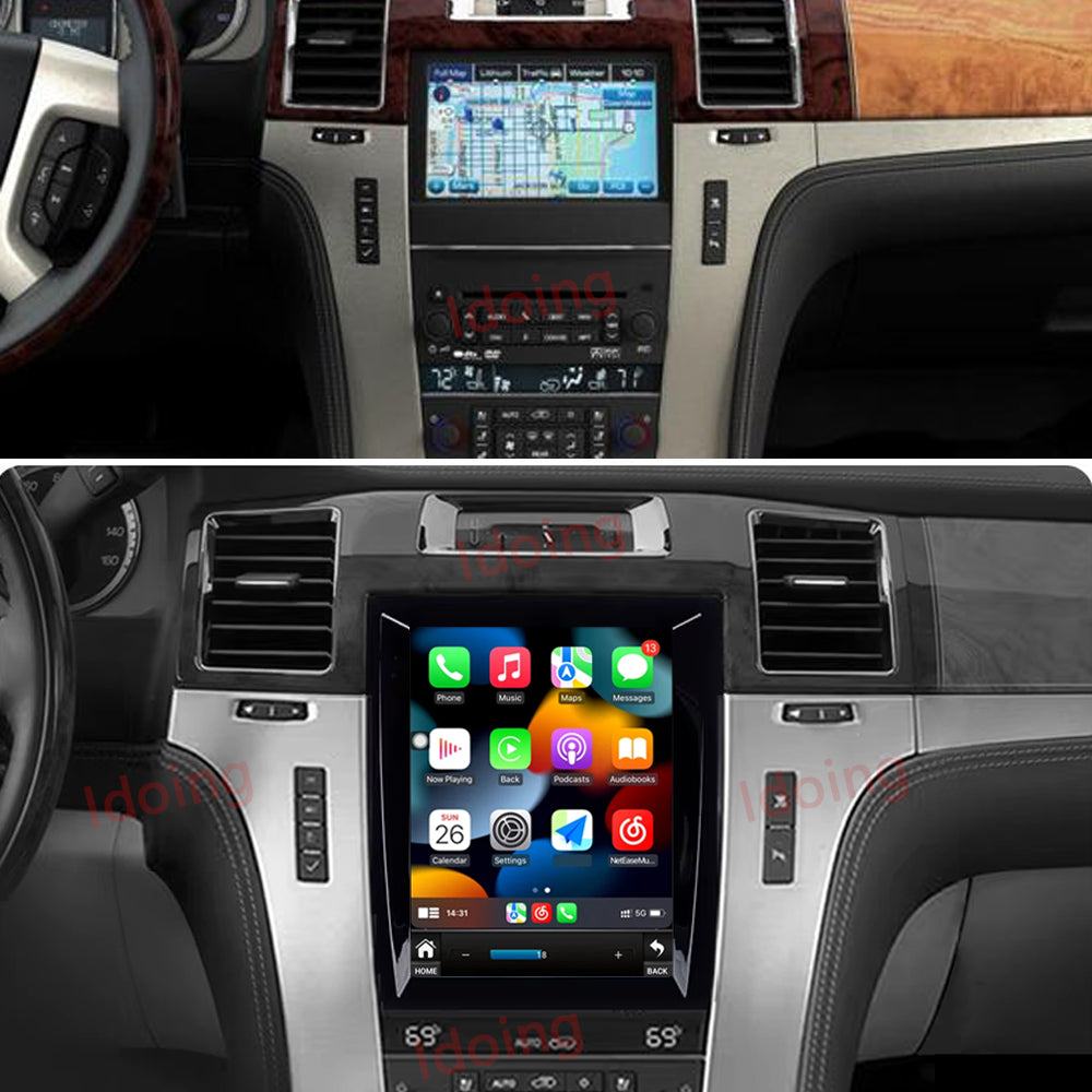 Idoing 9.7inch Android 12 Radio Head Unit For Cadillac Escalade 2007-2013