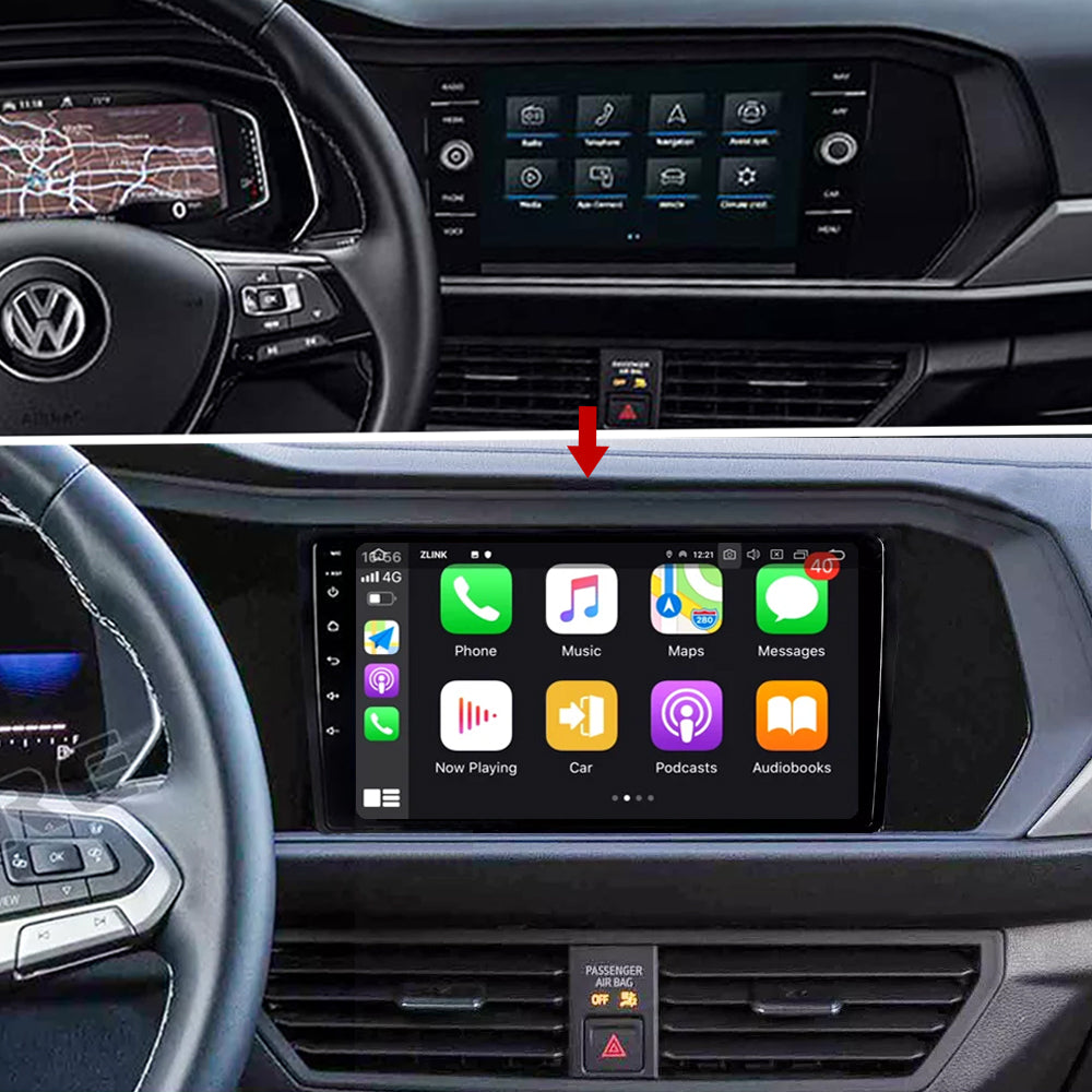 Idoing 9inch Android 12 Radio Head Unit For VW Jetta A7 Tiguan Passat Polo 2019-2024