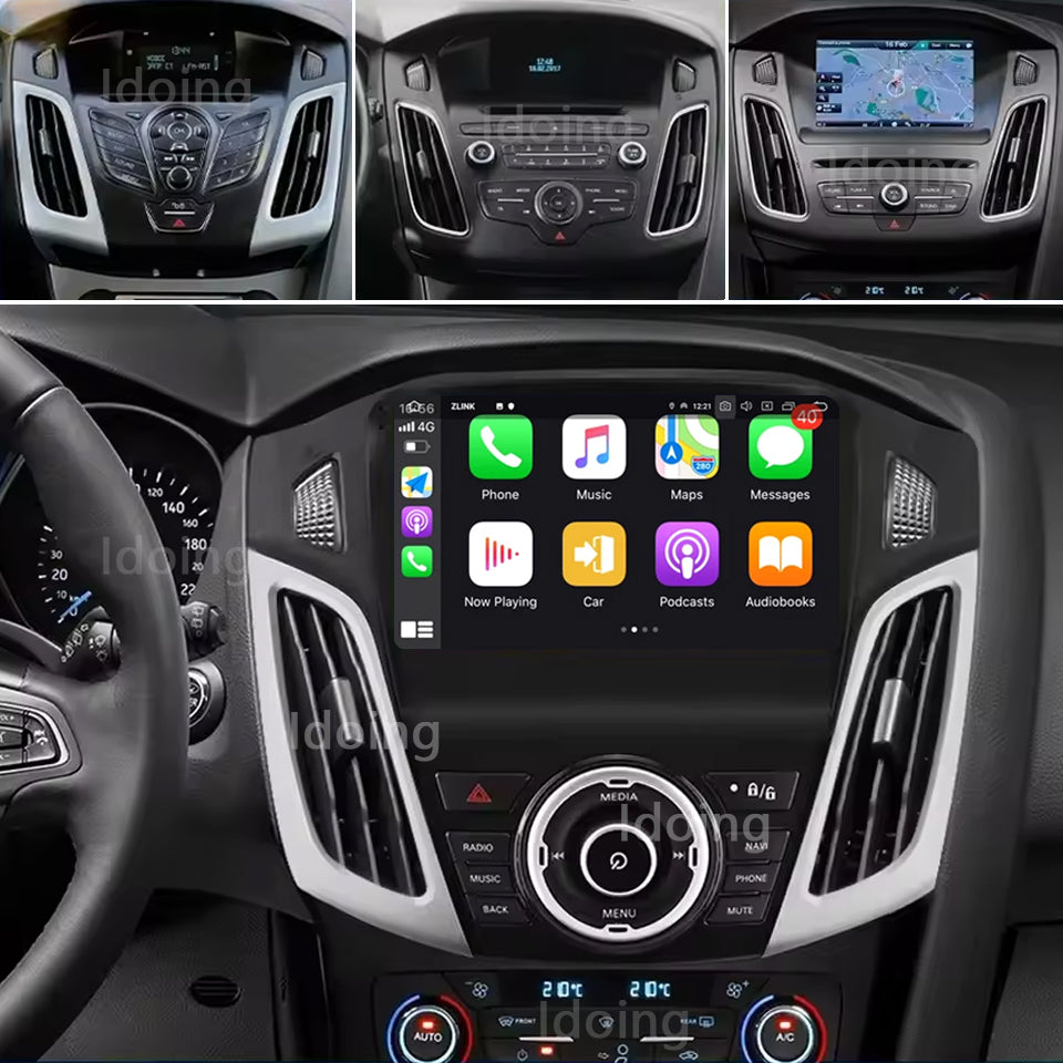 Idoing 9inch Android 12 Radio Head Unit For Ford Focus Mk 3 2011 - 2019