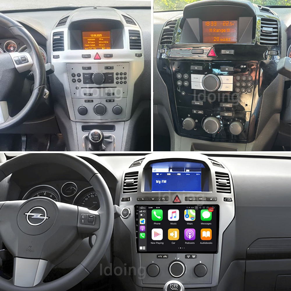 Idoing 9inch Android 12 Radio Head Unit For Opel Zafira B Astra H 2004-2014