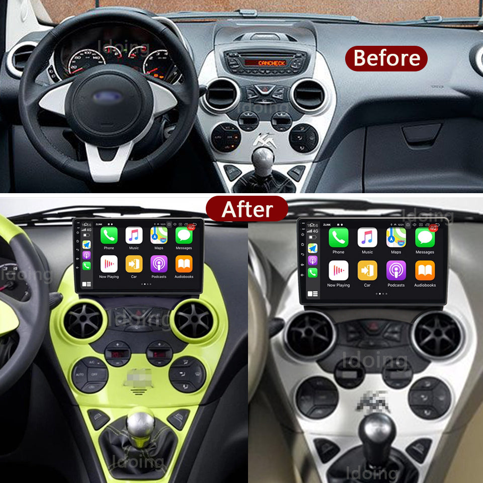 Idoing 9inch Android 13 Radio Head Unit For Ford KA 2008-2012