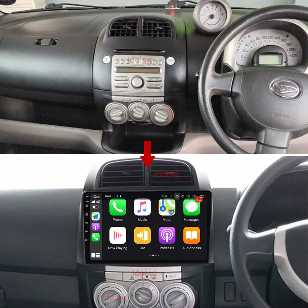 Idoing 9inch Android 12 Radio Head Unit For Sabaru Justy Toyota Passo Daihatsu Boon Sirion 2007-2013