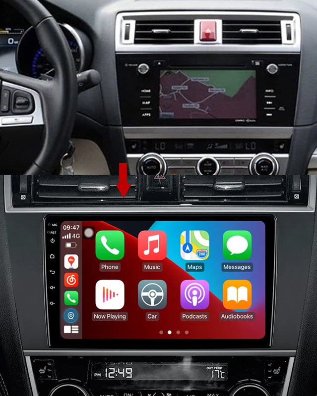Idoing 9inch Android 12 Radio Head Unit For Subaru Outback 5 Legacy 6 Levorg 2014-2019