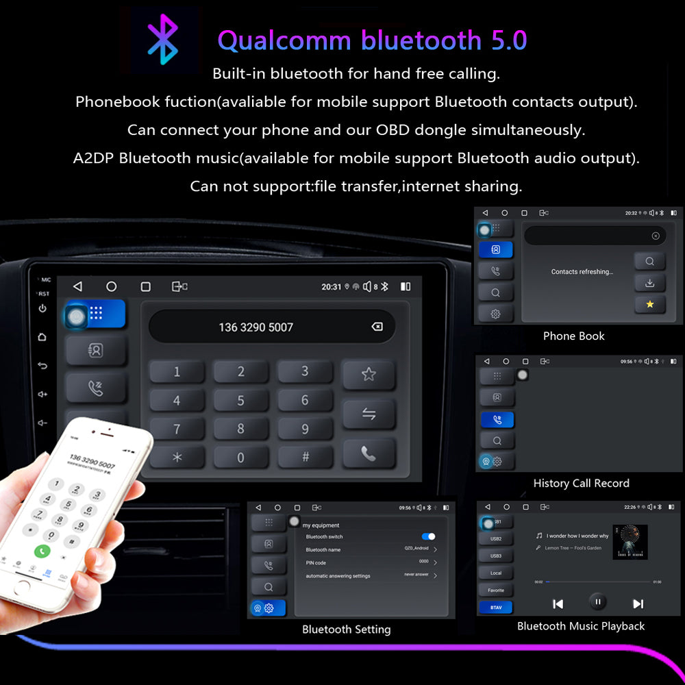 Idoing 9inch Android 13 Radio Head Unit Qualcomm Chip For Jeep Cherokee 5 KL 2014-2018