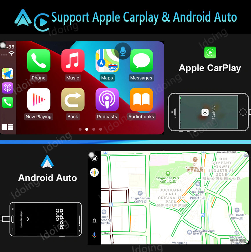 Idoing 9inch Android 13 Radio Head Unit For Ford KA 2008-2012
